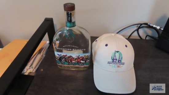 Kentucky Derby hat and bottle