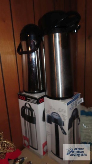 lot of coffee dispensers