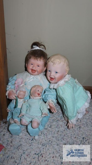 Porcelain baby dolls, Ashton Drake, Yolanda Bello #6541A