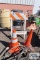 Lot of safety cones and plastic barrier