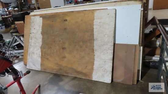 Lot of plywood and etc