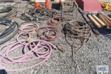Lot of pneumatic hose and pneumatic hose pieces