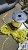 Lot of yellow rope