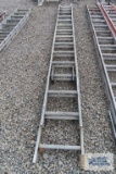 Aluminum 28 ft extension ladder