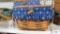 Longaberger 1995 Teddy bear painted on lid basket