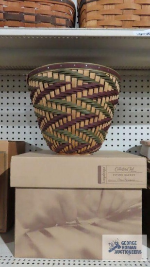 Longaberger giving basket