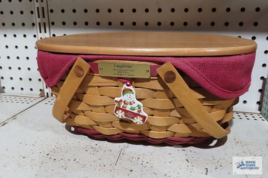 Longaberger 1994 and 2003 Christmas baskets