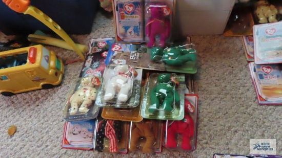 Unopened package of beanie baby characters