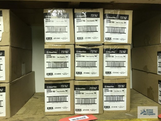 9 BOXES OF STEELTRAK SOCKET TEES