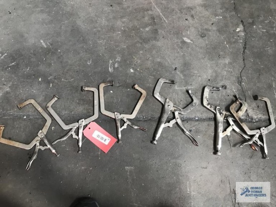 6 VISE GRIP CLAMPS