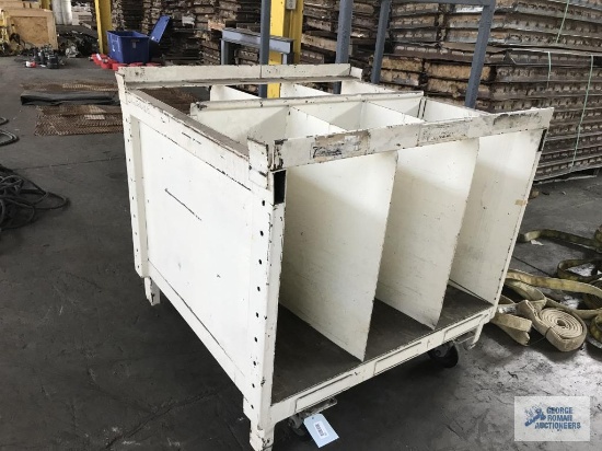 STEEL PARTS CART, STEEL STAND, AND OTHER STEEL