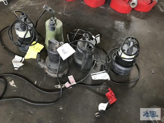 5 SUMP PUMPS