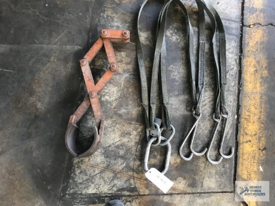 LIFTING STRAPS AND PIPE CLAMP
