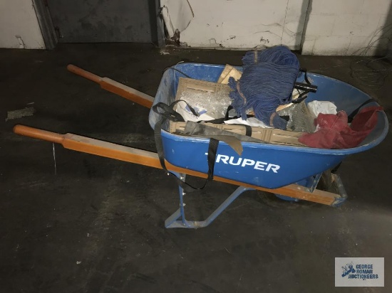WHEELBARROW AND CONTENTS