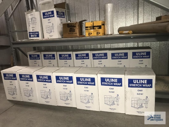 15 CASES OF ULINE STRETCH WRAP