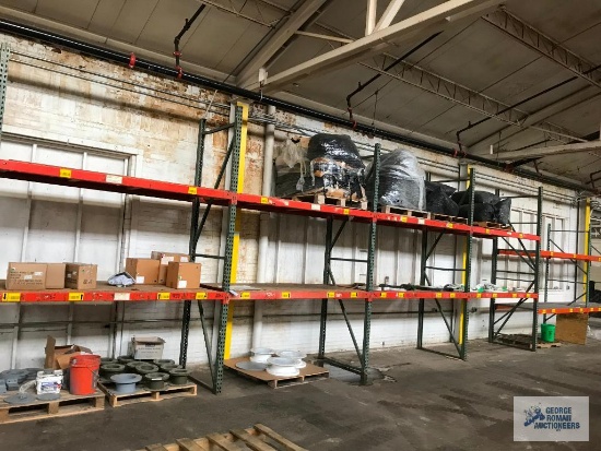 SIX SECTIONS OF PALLET RACK
