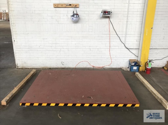 BRUECHBUHLER MODEL 7600 DIGITAL PLATFORM SCALE