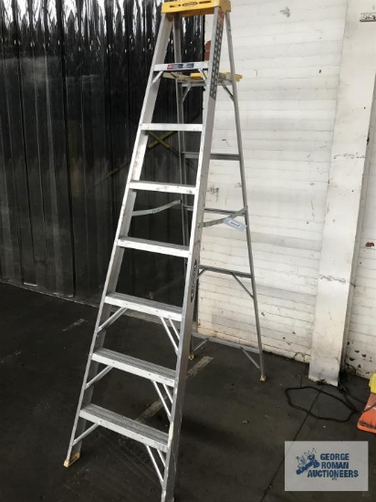 WERNER 8-FOOT ALUMINUM STEPLADDER