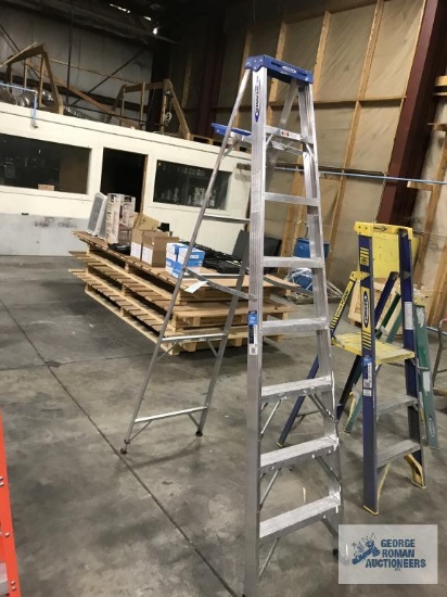 WERNER 8-FOOT ALUMINUM STEPLADDER