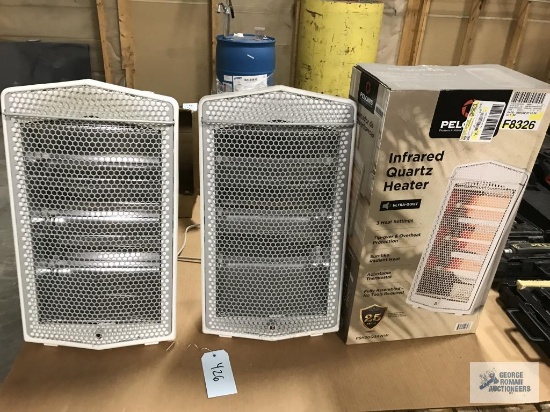 3 INFRARED HEATERS