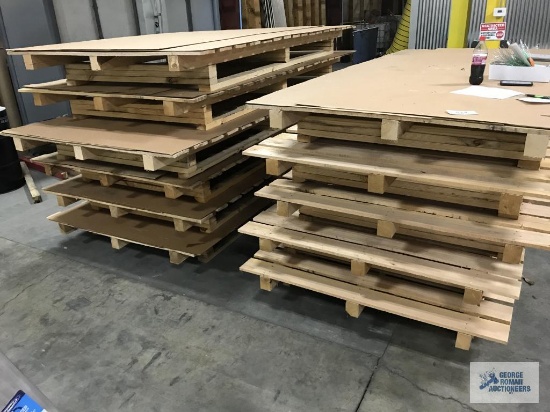 11 WOOD SKIDS 5' X 10'
