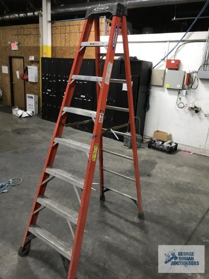 WERNER 8-FOOT FIBERGLASS STEPLADDER