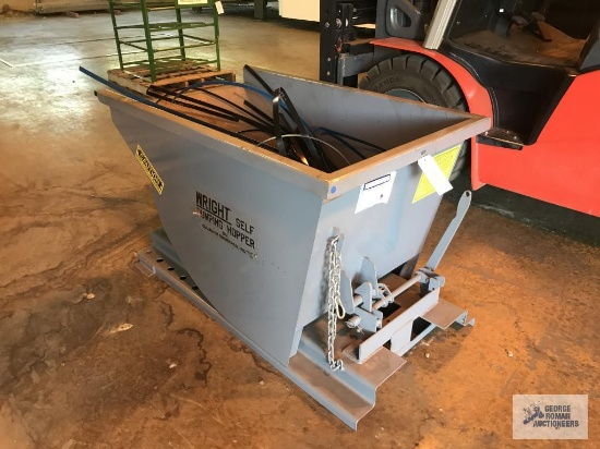 WRIGHT SELF-DUMPING FORKLIFT HOPPER