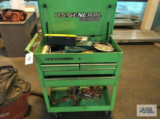 US GENERAL TOOL CABINET AND CONTENTS