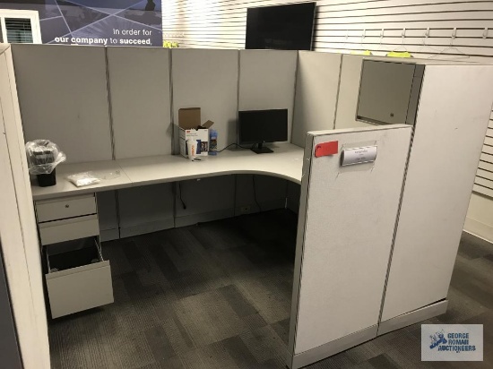 (3) SECTIONS OF OFFICE CUBICLES. NO CONTENTS OR COMPUTERS.