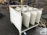 STEEL PARTS CART, STEEL STAND, AND OTHER STEEL