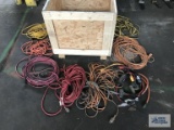 GROUP OF ELECTICAL EXTENSION CORDS AND ADAPTERS