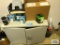 PRINTER CARTRIDGES AND METAL CABINET