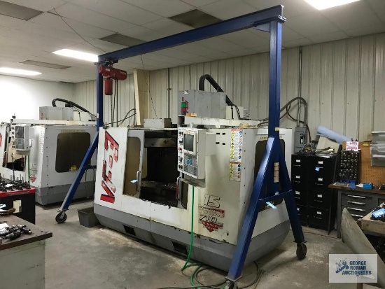 A-FRAME CRANE AND DAYTON ELECTRIC HOIST