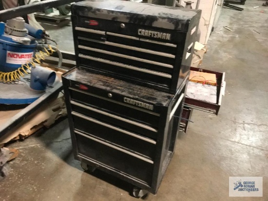 CRAFTSMAN TOOL BOX AND CONTENTS