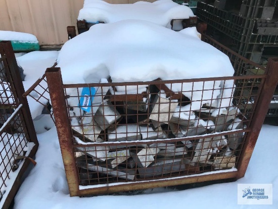 WIRE CAGE WITH SCRAP