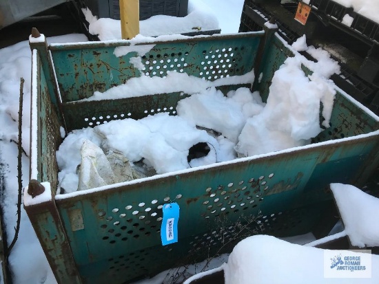 STEEL BOX WITH SCRAP