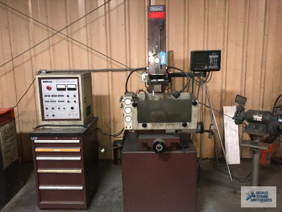 HANSVEDT EDM MACHINE WITH POWER SUPPLY AND TOOLING