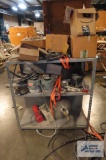 METAL SHELF AND CONTENTS