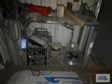 MILLER EONOTIG WELDER WITH WELDING TABLE AND VISE