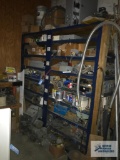 COMPONENTS IN SHELF AND ON FLOOR