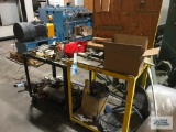 (2) STEEL CARTS, SCRAP, ETC.