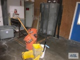 LOCKERS, MOP BUCKET, ETC.