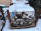 WIRE CAGE WITH SCRAP