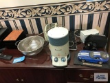 HP PRINTER, MONITOR,HUMIDOR, OFFICE ITEMS