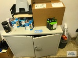 PRINTER CARTRIDGES AND METAL CABINET