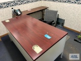 DESK, CHAIR, FOLDING TABLE. CONTENTS AND...PHONE ARE NOT INCLUDED