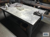 STEEL TABLE AND VISE