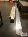 ALUMINUM ON CART AND FLOOR.