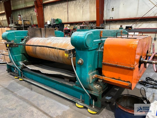 BOLLING 26"x84" TWIN MILL. BOTH FRONT ROLLS DRILLED. 1.08 TO 1 FRACTION RATIO ON BOTH MILLS.