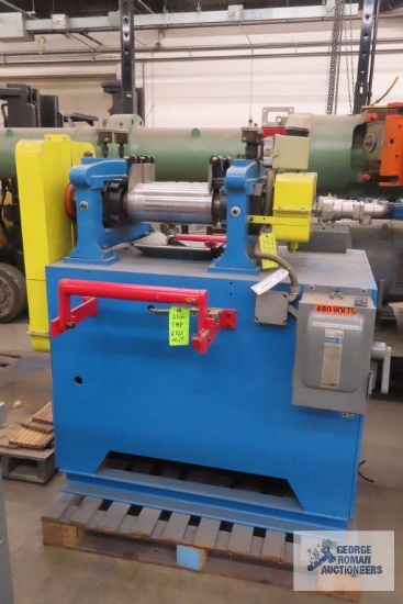 TMP 6"x13" ROLLER BEARING RUBBER LAB MILL. 7 1/2HP 460V MOTOR.